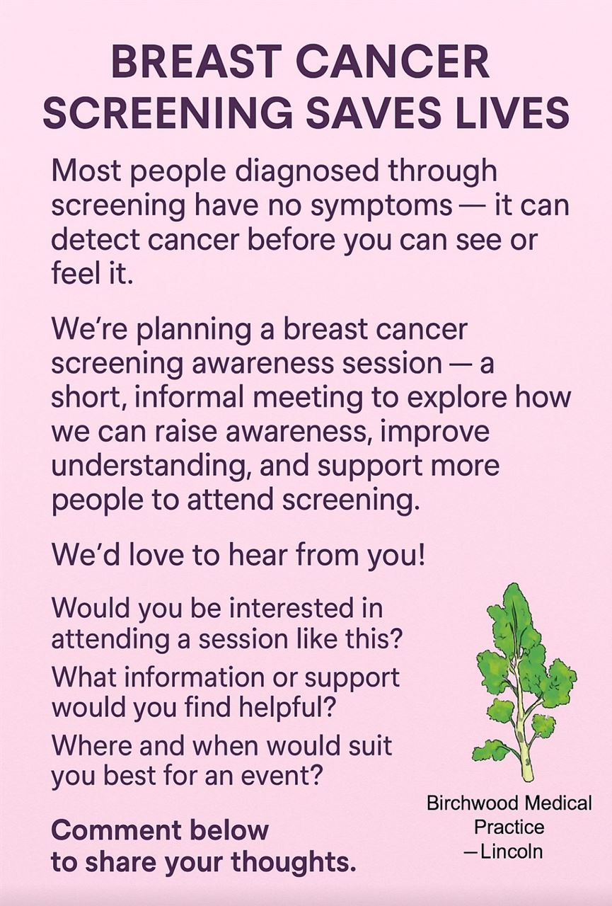 Breast Cancer Screening Awareness Session